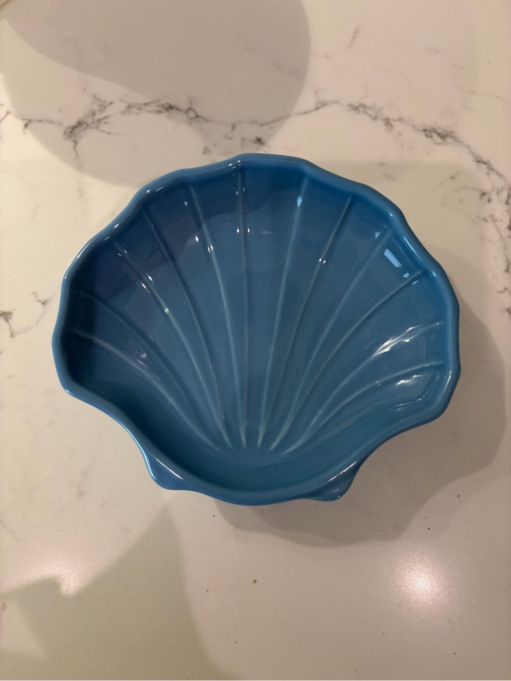 Pfaltzgraff Blue seashell trinket dish